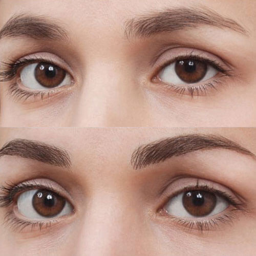 Microblading vorher / nachher